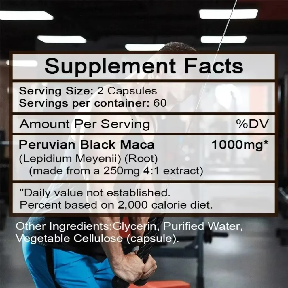 Best Maca for Men and Women Relieves Fatigue Anxiety, Increases Vitality, Improves Stamina and Immunity