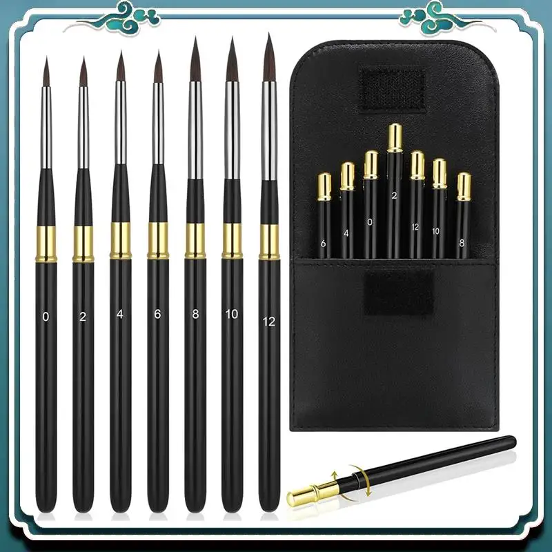 Easy To Use Travel Watercolor Brushes, Artist Brushes, Detachable Travel Watercolor Set, Suitable For Watercolor Acrylic Ink Gou