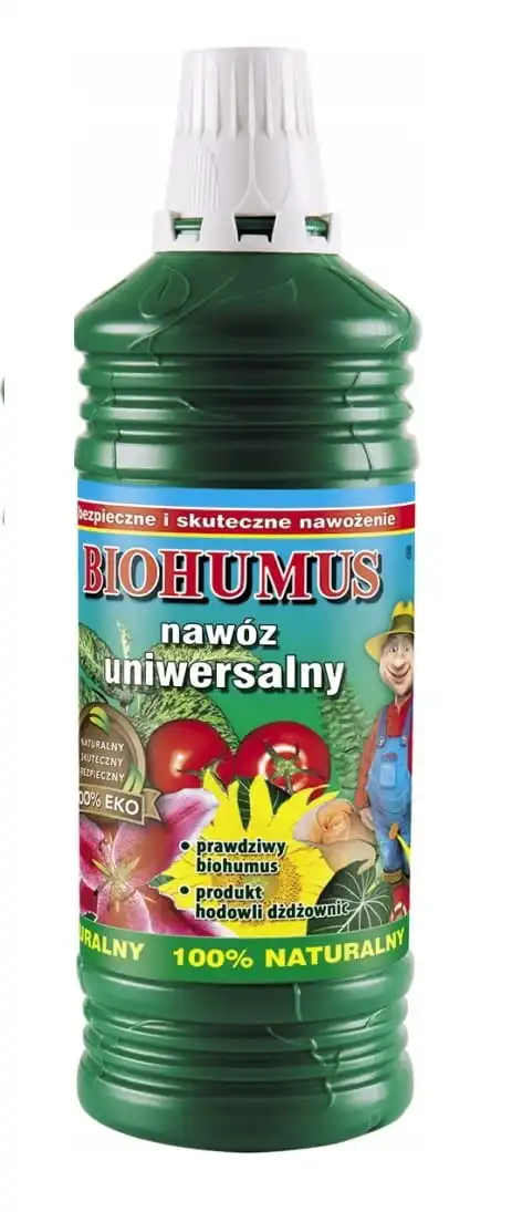 سماد Biohumus Forte ، عالمي ، طبيعي ، 1 لتر