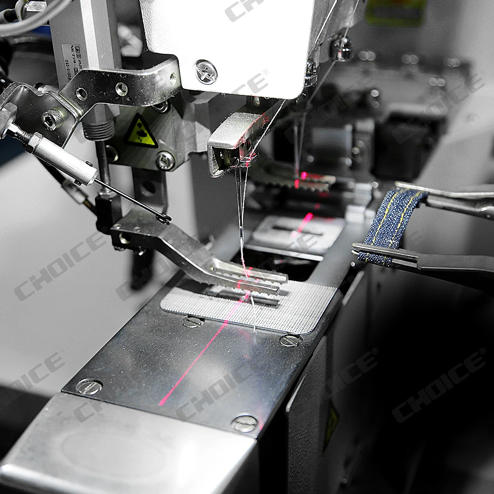 High Technology Automatic Double Needl e Belt Loop Attaching Industrial Sewing Machine GC254-ZD