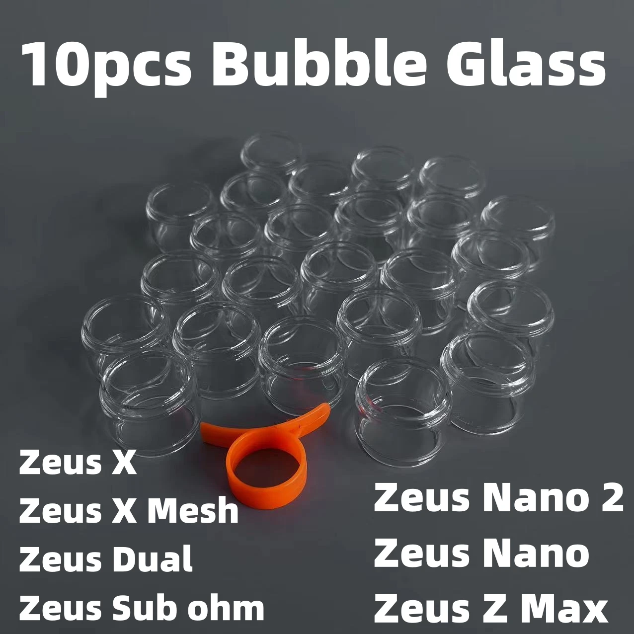 10PCS Bulb Bubble Glass Decorative For ZX/Zeus X SubOhm/Nano/MESH/Dual Nano 2 Z Max II Glass Home Life Art Decorations