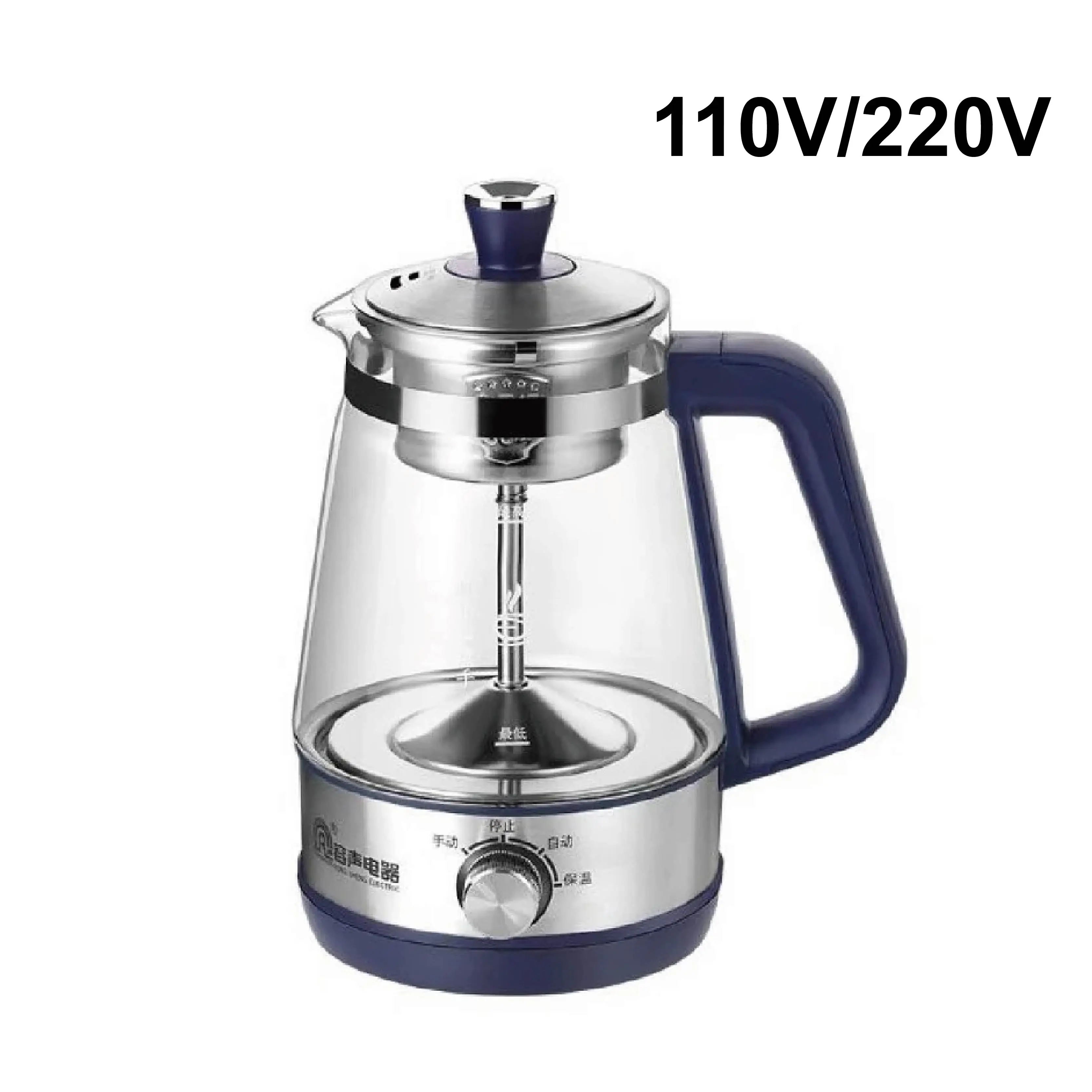 

110V/ 220V Home Tea Maker Black Tea Pu'er Tea Brewer Teapot Automatic Thermal Keep Warm Steam Boiling Teapot Mini Health Pot 1L