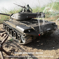 Henglong American 1/16 M41a3 Walker Dog Tank World War Ii Military Model Remote Controlled Metal Climbing Tracked Vehicle Toys