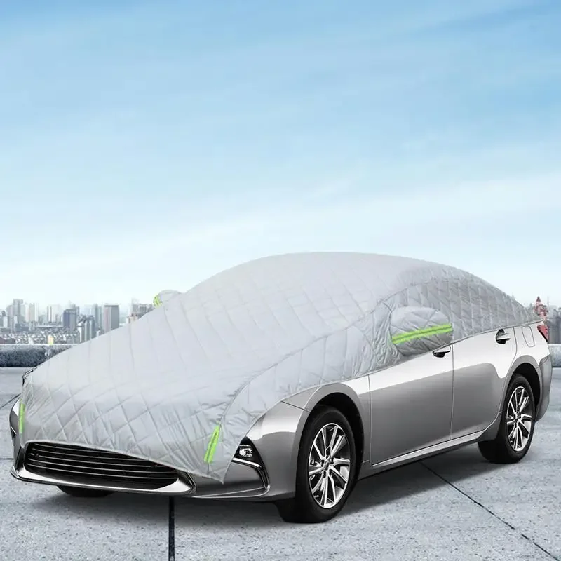 Half Car Cover Windshield Snow Cover For Car Waterproof Snow Cover For Car Dustproof Car Body Covers Fit For All Season All