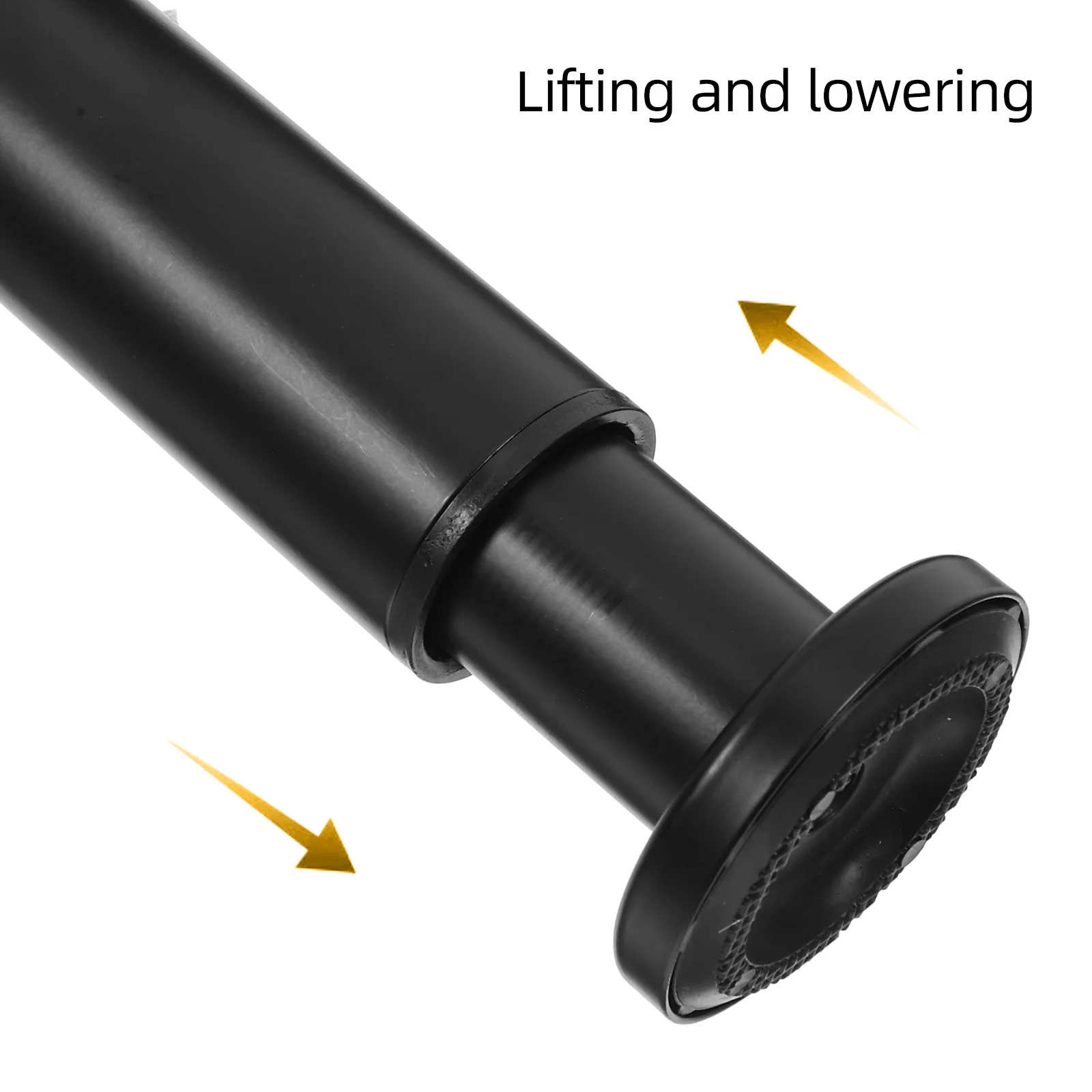 

4pcs Support Legs Furniture Legs 12-18cm Adjustable Desk Bed Sofa Table Feet Sturdy Replacement Black Round Base