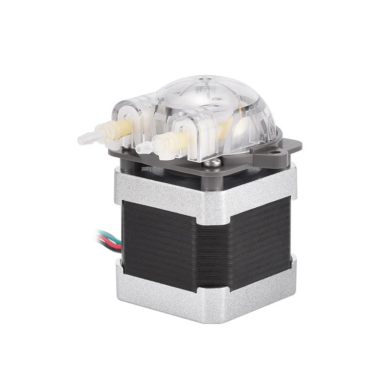 

PENGPU 24V 70mLPM High Precision Mini Peristaltic Pump Stepper Motor Micro Water Pump BPT Pipe