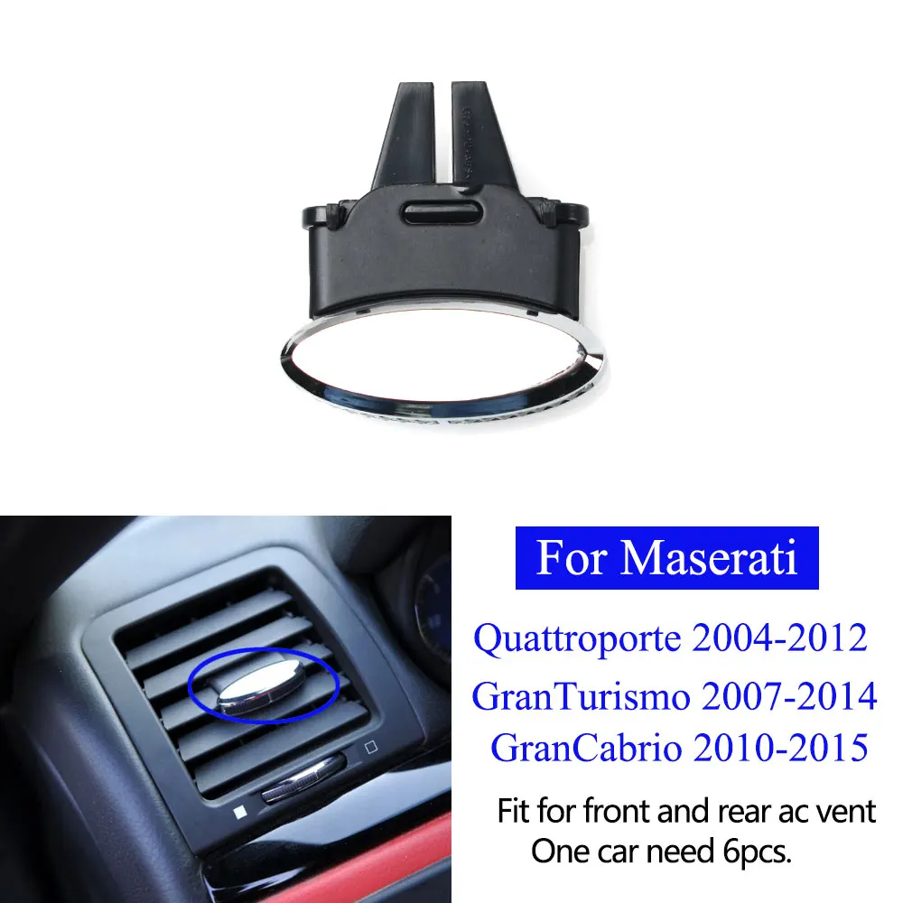 Interior Front Rear Air Conditioning Clip Tab AC Vent Grille Clip Slider For Maserati Quattroporte GranTurismo GranCabrio Ghibli