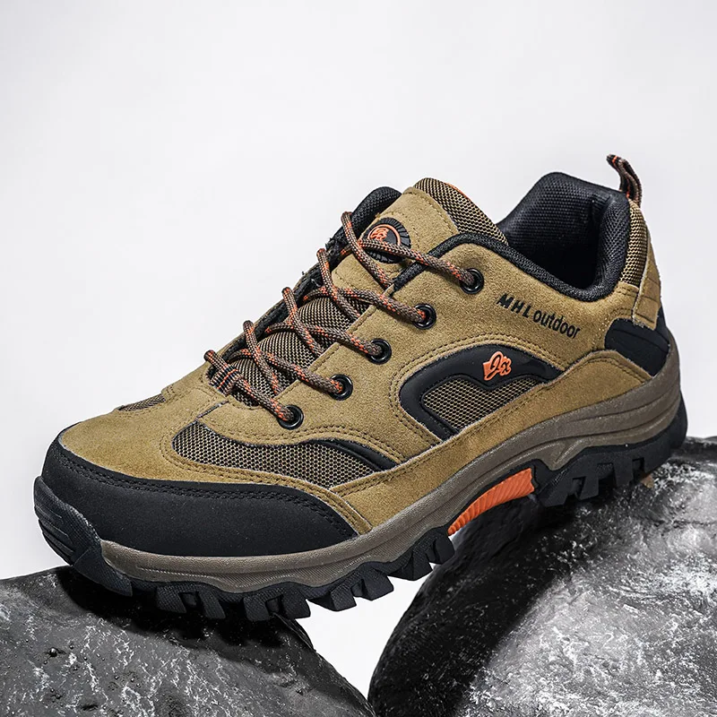 

Men's Hiking Shoes Casual Sneakers Men Low-top Comfortable Breathable Outdoor Men Sports Shoes Ankle Boots