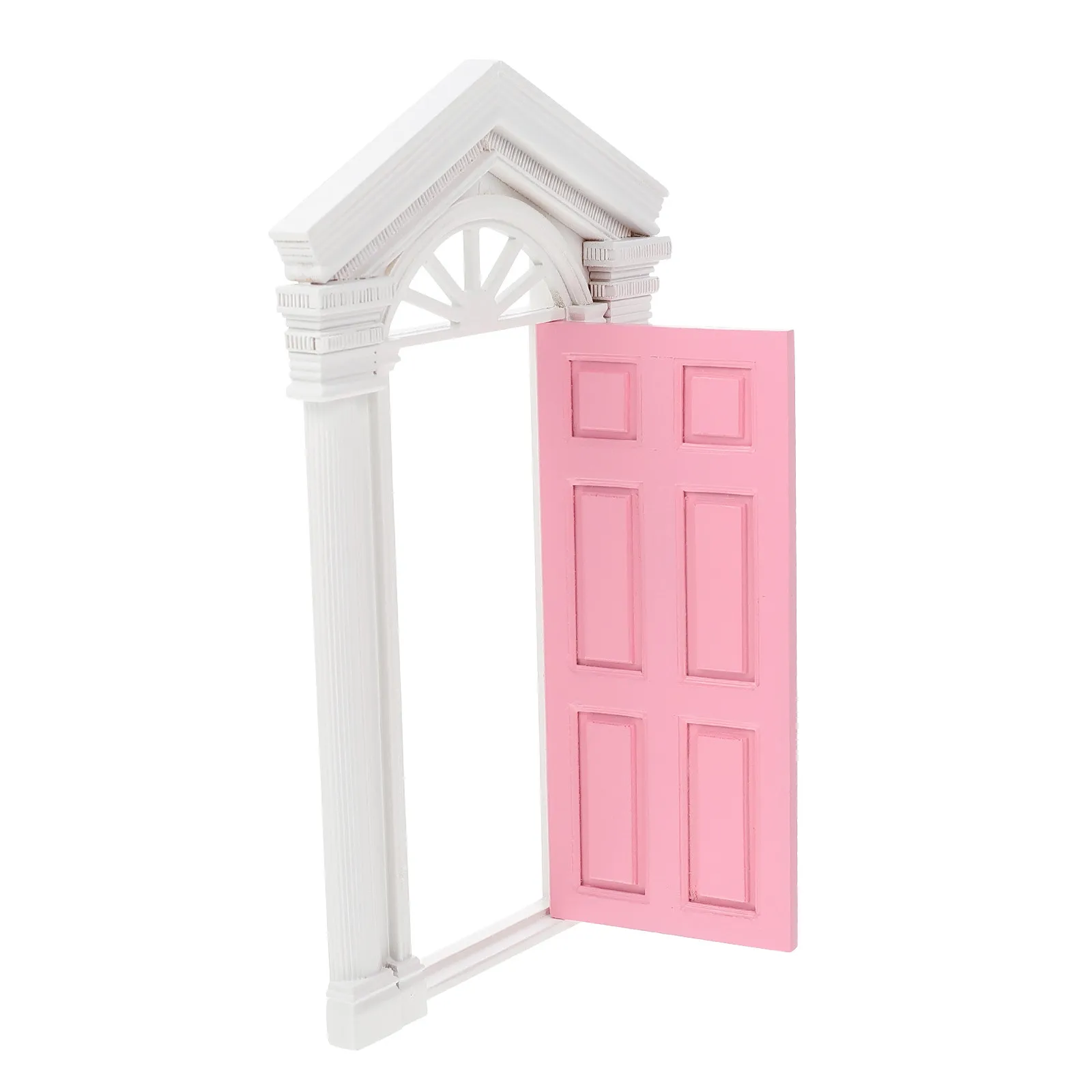 

1Pcs Mini House Wooden Door Unique Chic Handcrafted Open Style for Miniature Garden Home Decor DIY Furniture Accessory Warm