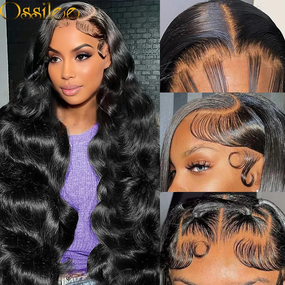 

13x6 Body Wave Lace Front Wigs Human Hair 250% Density HD Lace Frontal Glueless Human Hair Wig for Women