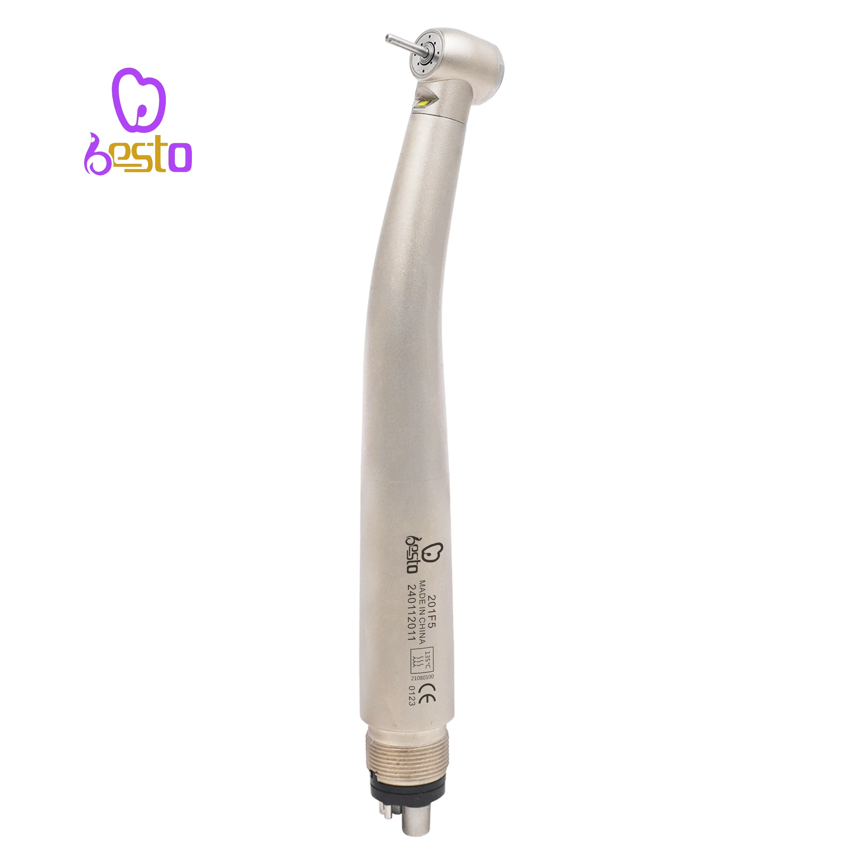 

Besto LED E-generator High Speed Handpiece Tip Ceramic Bearings Air Turbine Handpiece 4 Holes den tistry Instrument