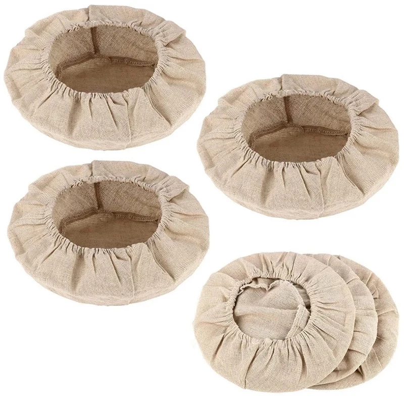 Round Bread Proofing Basket Cloth Liner Sourdough Banneton Proofing Cloth Natural Rattan Baking Dough Basket Cover