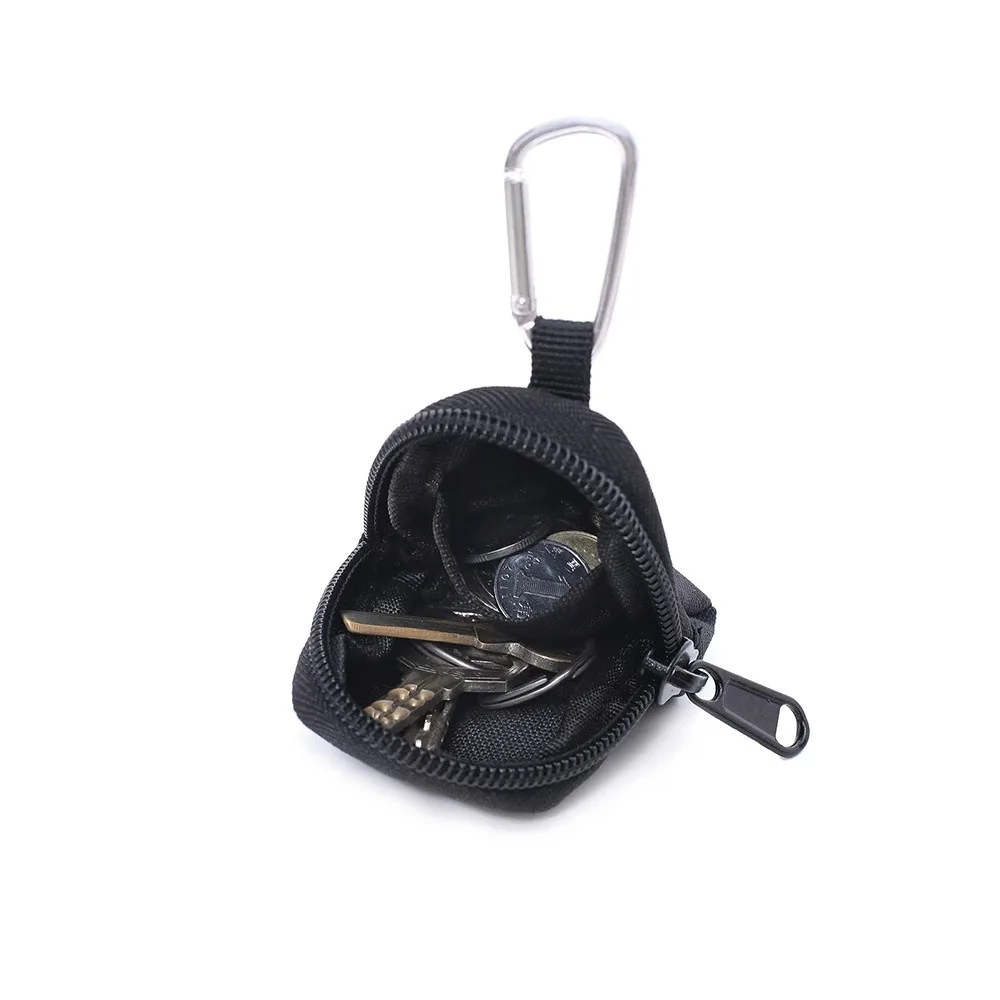 Key Zipper Pocket Snack Bag Portable Outdoor Key Bag Packet Tactical EDC Pouch Key Wallet Holder Men Coin Purses Pouch Bag
