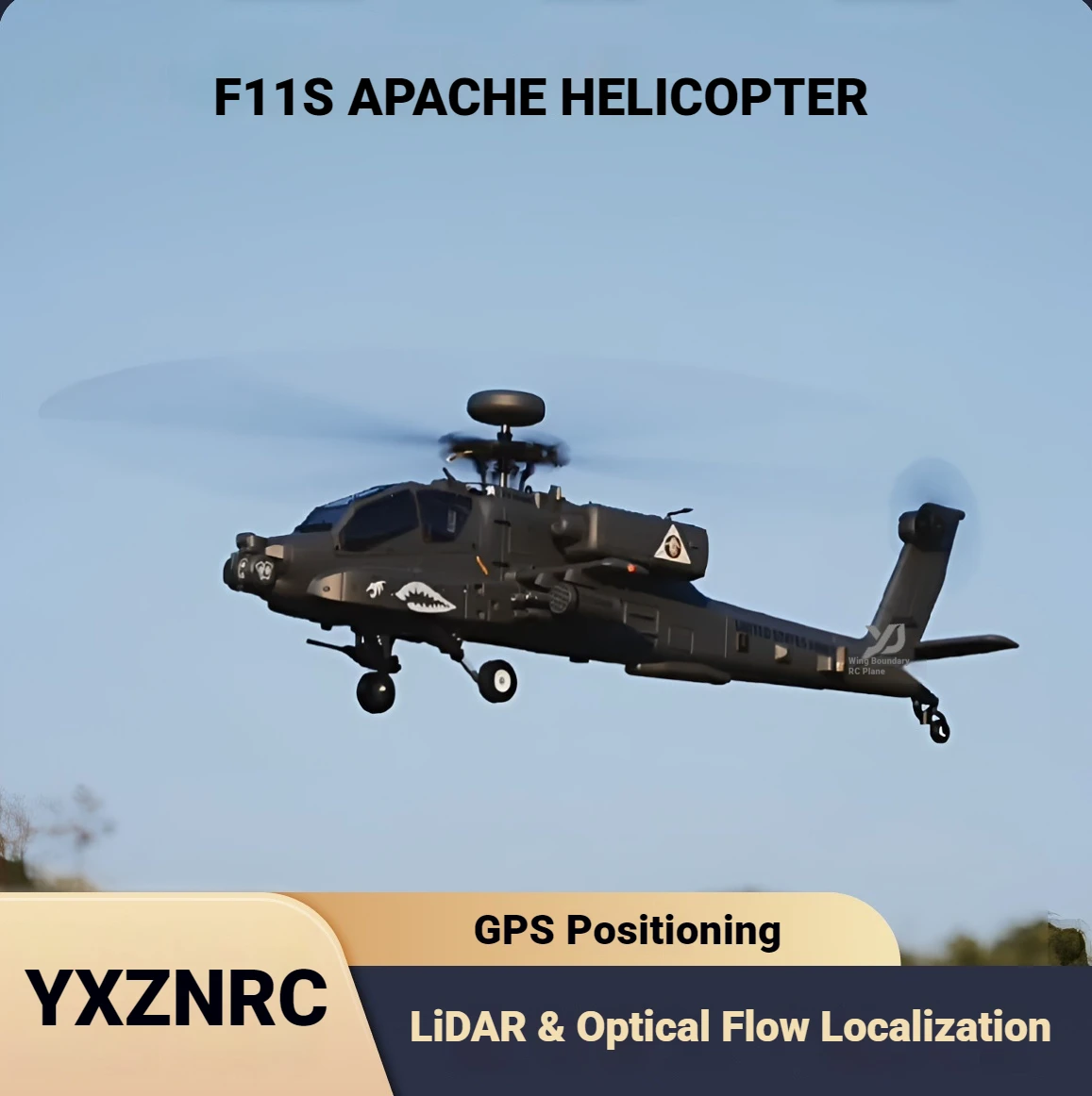 YXZNRC F11S โมเดลเฮลิคอปเตอร์จำลองขนาดใหญ่ สมจริง พร้อมระบบระบุตำแหน่ง GPS ควบคุมด้วยรีโมทคอนโทรล แบบจำลอง UAV ของเล่น