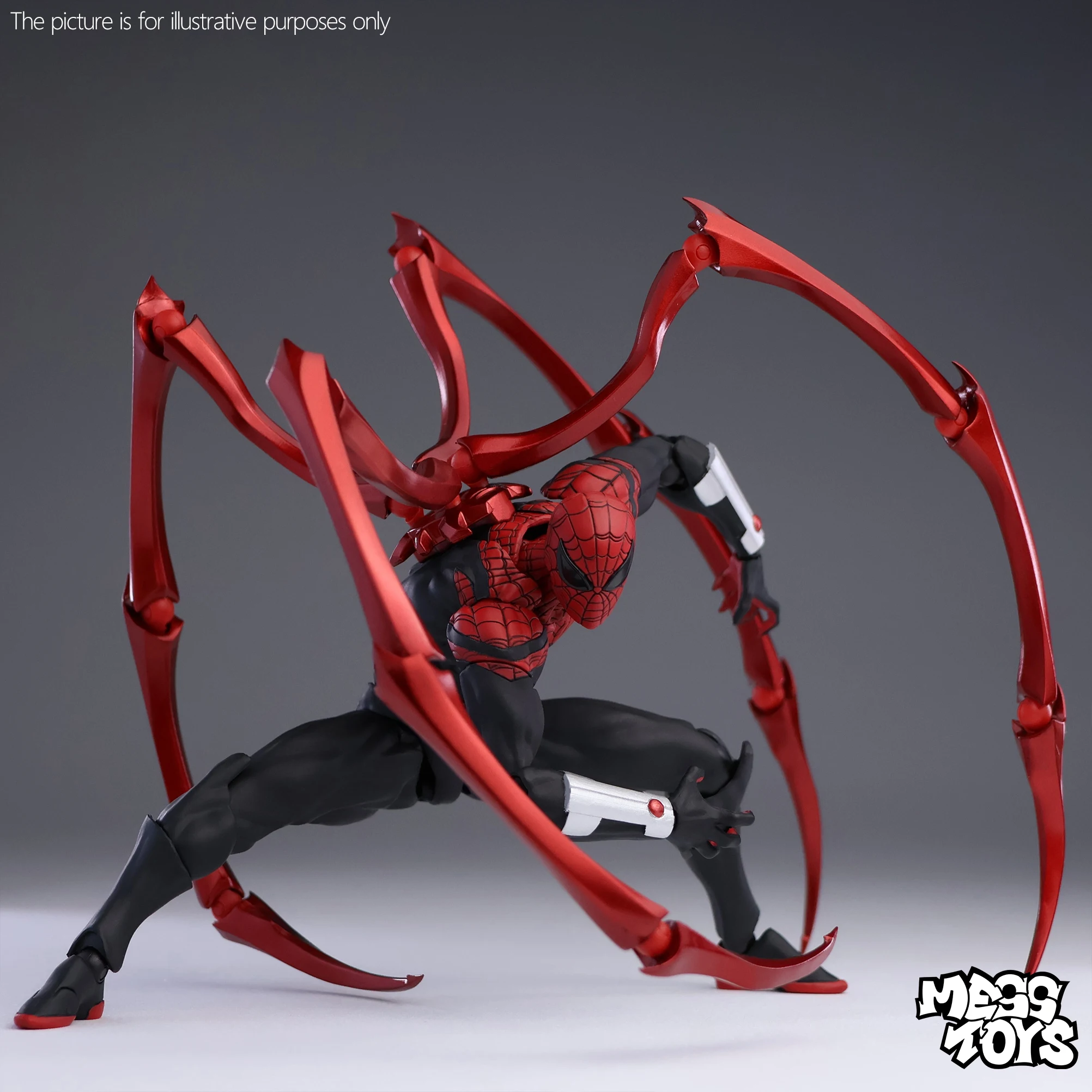 ใหม่ MESSToys Superior Spiderman รูป Mess ของเล่น Superior Spider Man Action Figure CT ของเล่นตุ๊กตารูปปั้นของขวัญของเล่นเด็ก