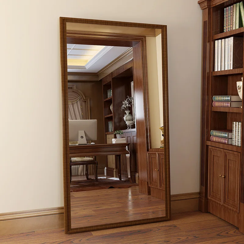 

Full body floor, retro clothing, home, clothing store, living room mirror