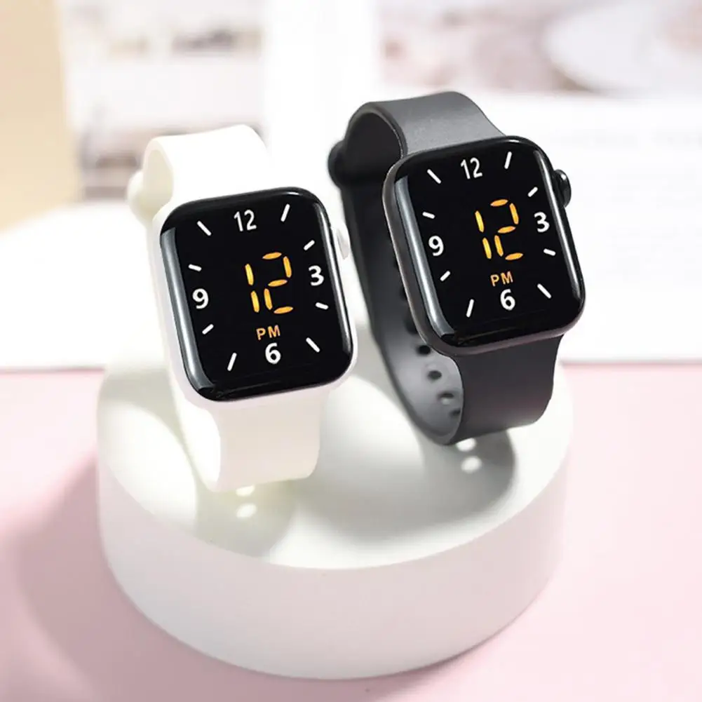 Luminous Smart Watch Waterproof Watch LED Display Accurate Time Smart Watch Comfortable Strap Sports Watch