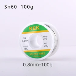 Sn60Pb40 0.8 1.0mm 100g flux-cored solder wire Small coil solder wire 60/40 solder wire