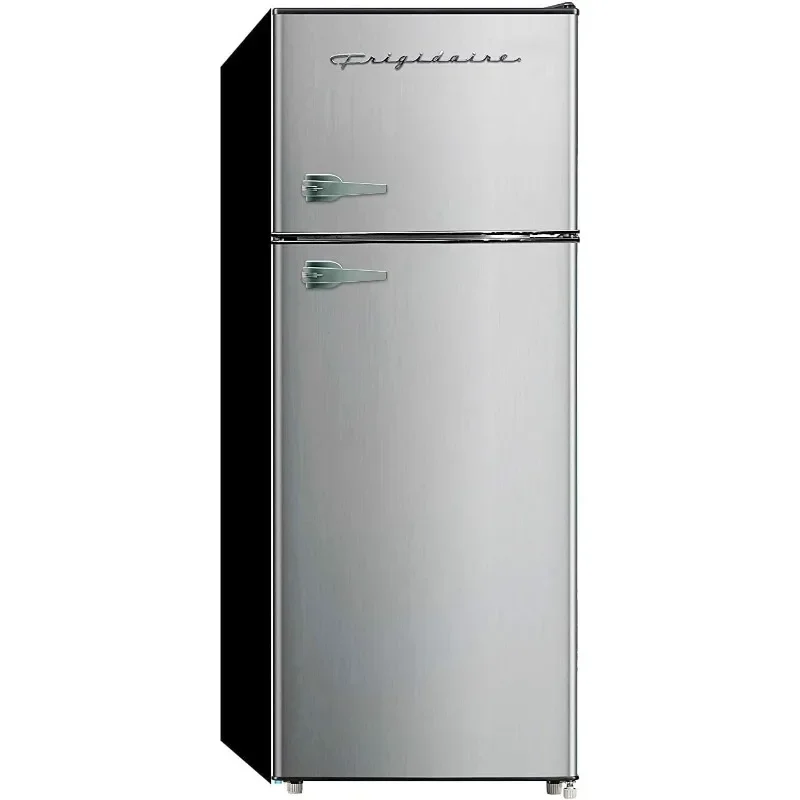 Frigidaire EFR751, 2 Door Apartment Size Refrigerator with Freezer Combo, 7.5 cu ft, Platinum Series