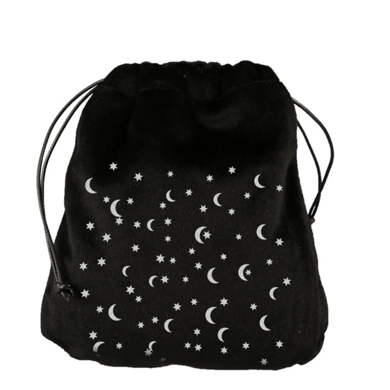 Soft Tarots Drawstring Bag Dices Storage Bag Jewelry Pouches Organizers for Tarots and Oracles Card Enduring