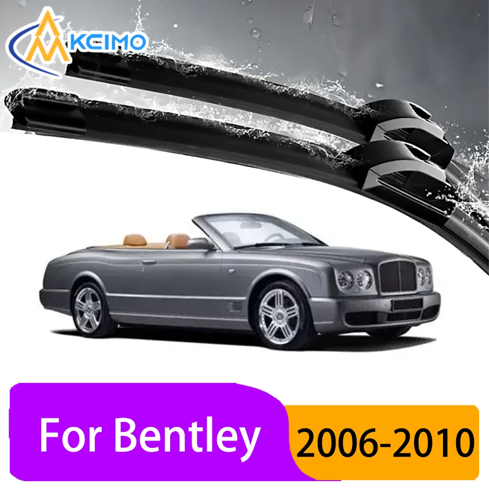 

For Bentley Azure 2006–2010 2007 2008 2009 Durable Slient Front Wiper Blades Car Windscreen Windshield Window Wiper Accessories
