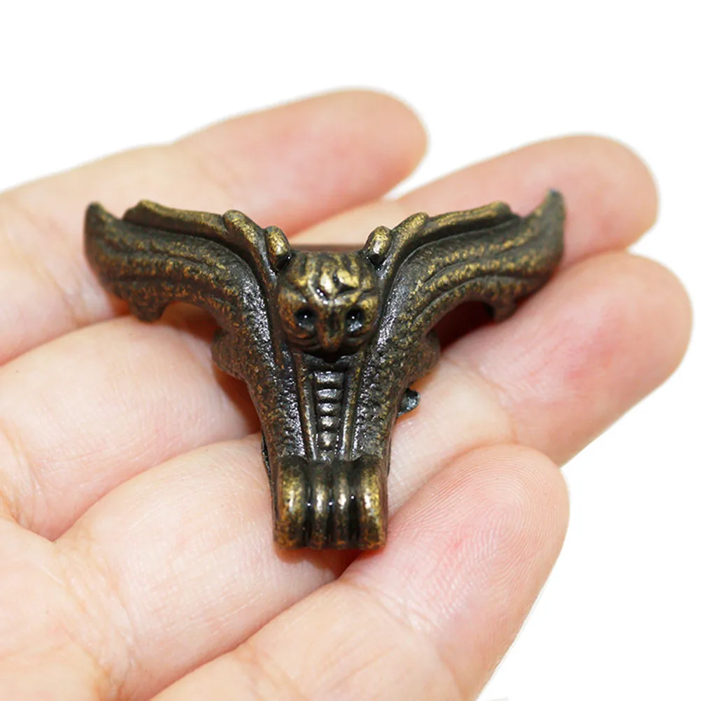 8Pcs Tiger-Shaped Zinc Alloy Furniture Legs 25x33mm Bronze Decorative Support Feet for Sofa Couch Ottoman TV Stand Nightstand