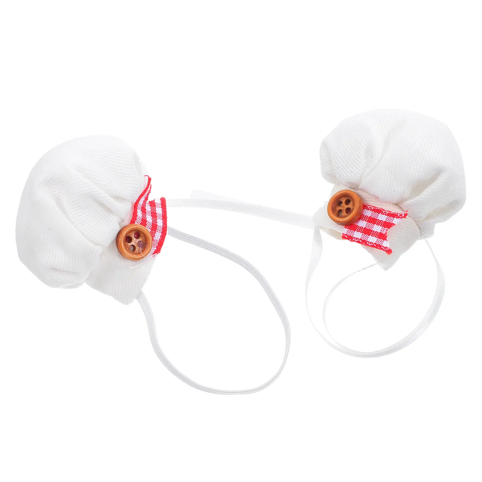 

Миниатюрные шляпки (2 шт.) для фигурок 10-15 см, легкие декоративные головные уборы, идеальные аксессуары для вечеринок, ролевых игр, тематических мероприятий на кухне