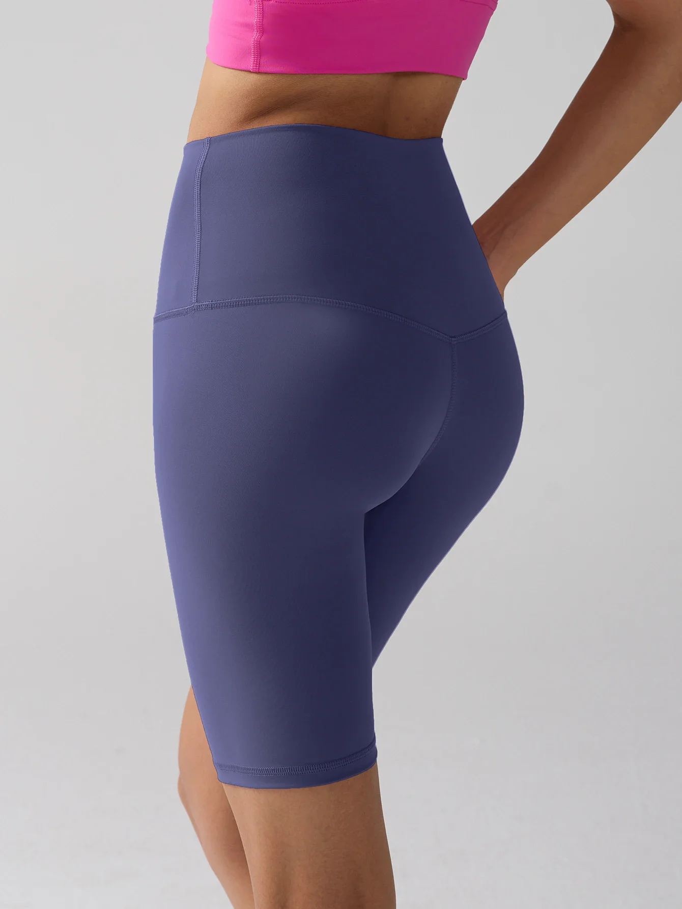 Sommer-Damen-Yoga-Shorts mit hoher Taille, hohe Elastizität, keine unangenehmen Linien, Hüftlift, Laufen, Outdoor, Radfahren, Fitness, Sport-Shorts