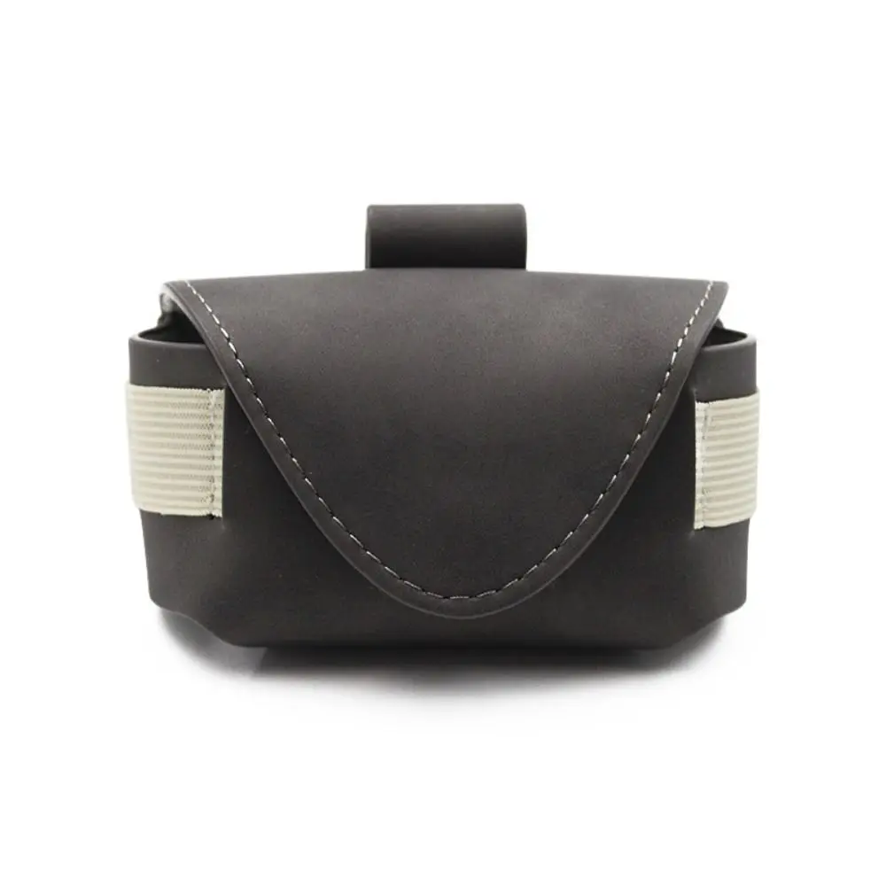 

Magnetic Buckle Golf Ball Waist Bag Waterproof Mini Golf Belt Bag 2 Balls PU Leather Golf Ball Container