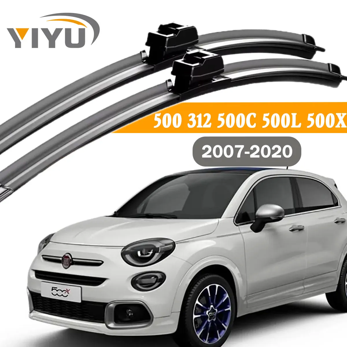 2PCS Car Front Wind…