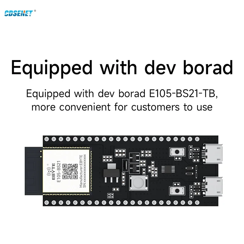 ワイヤレス伝送モジュール,cdsent E105-BS21,bs21チップ,ble5.2,低消費電力,270m pcb,2.4ghz