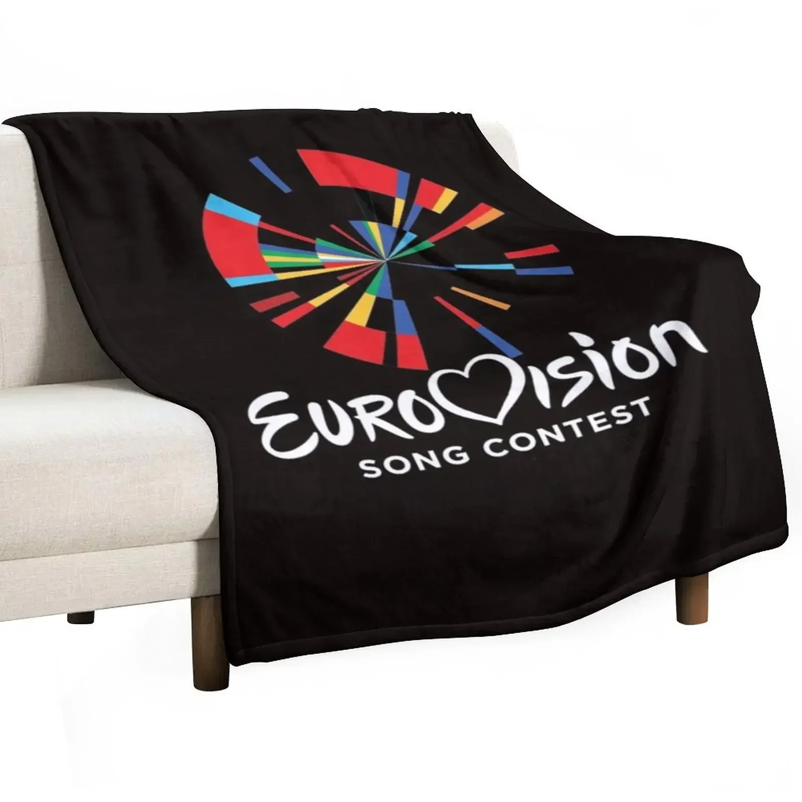 

eurovision song contest classic logo Classic Throw Blanket wednesday Blankets Sofas Of Decoration Blankets