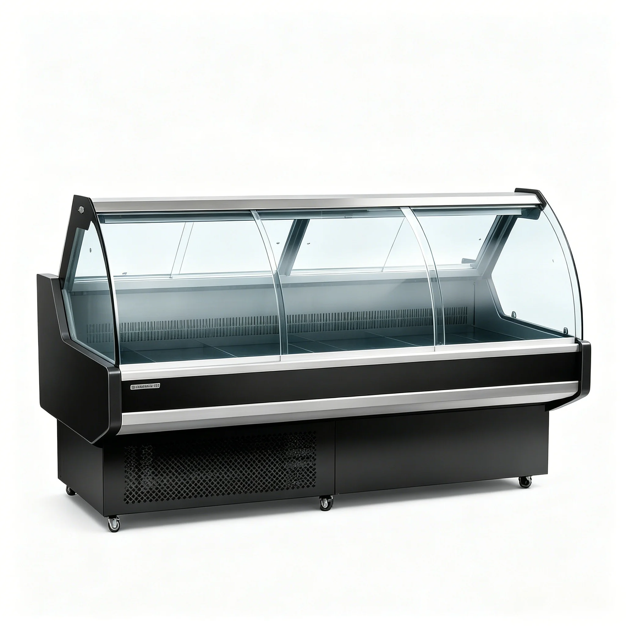 Meat Case Fresh Meat Display Cabinet Air Cooling R404A 1 Shelf LED Bakery Cafe Supermarket Display Case Glass Door Cabinet Case
