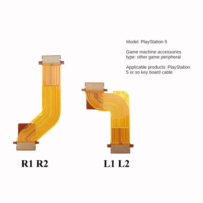 Voor Dualsense Links Rechts R1 R2 L1 L2 Motor Sluit Lint Flex Kabel Handvat Knop Board Voor PS5 Controller Touch