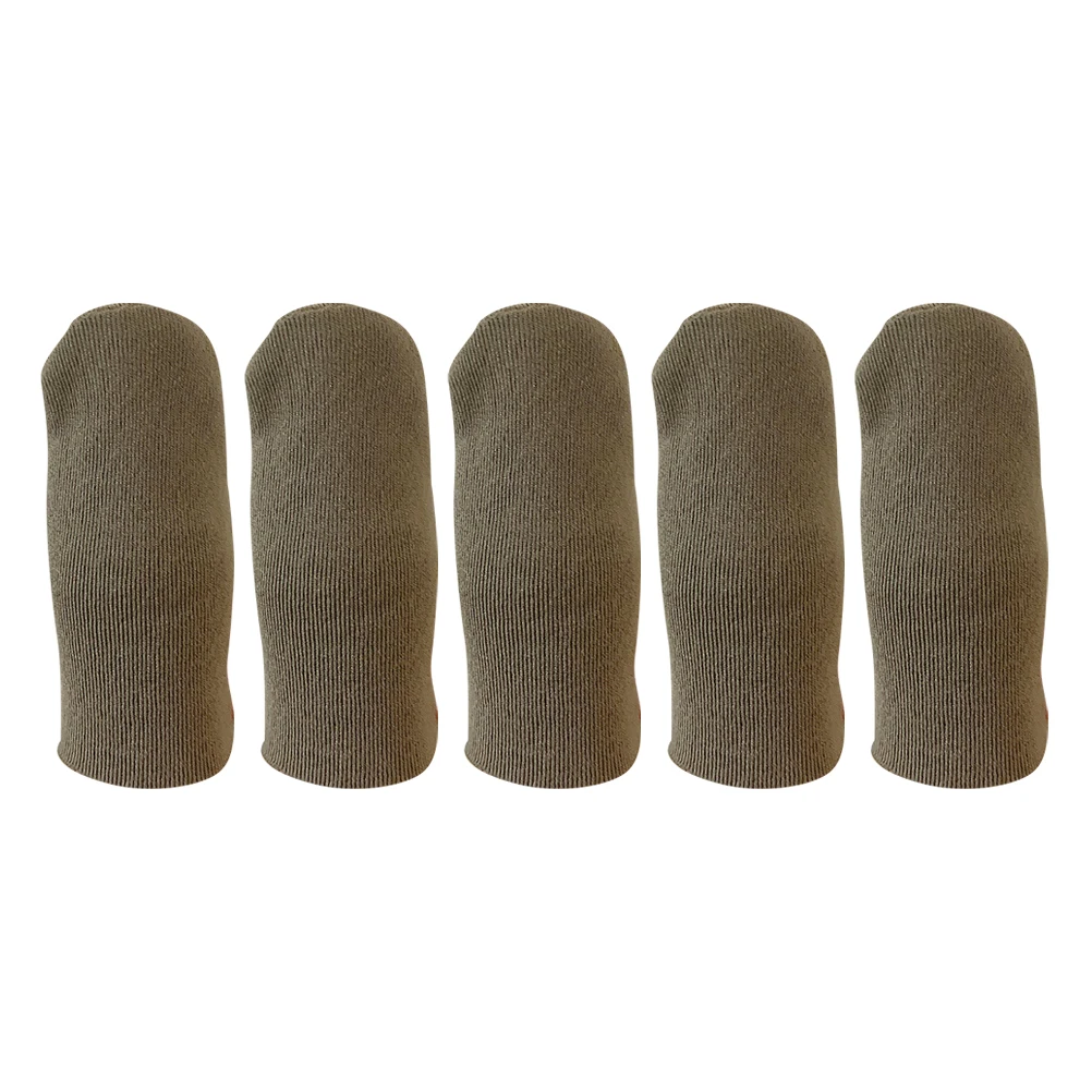 

5 Pcs Anti-sweat Finger Cots Phone Game Thumb Sleeve Touch Screen Sensitivity Cover Gaming Controller Accessories Sweatproof Non