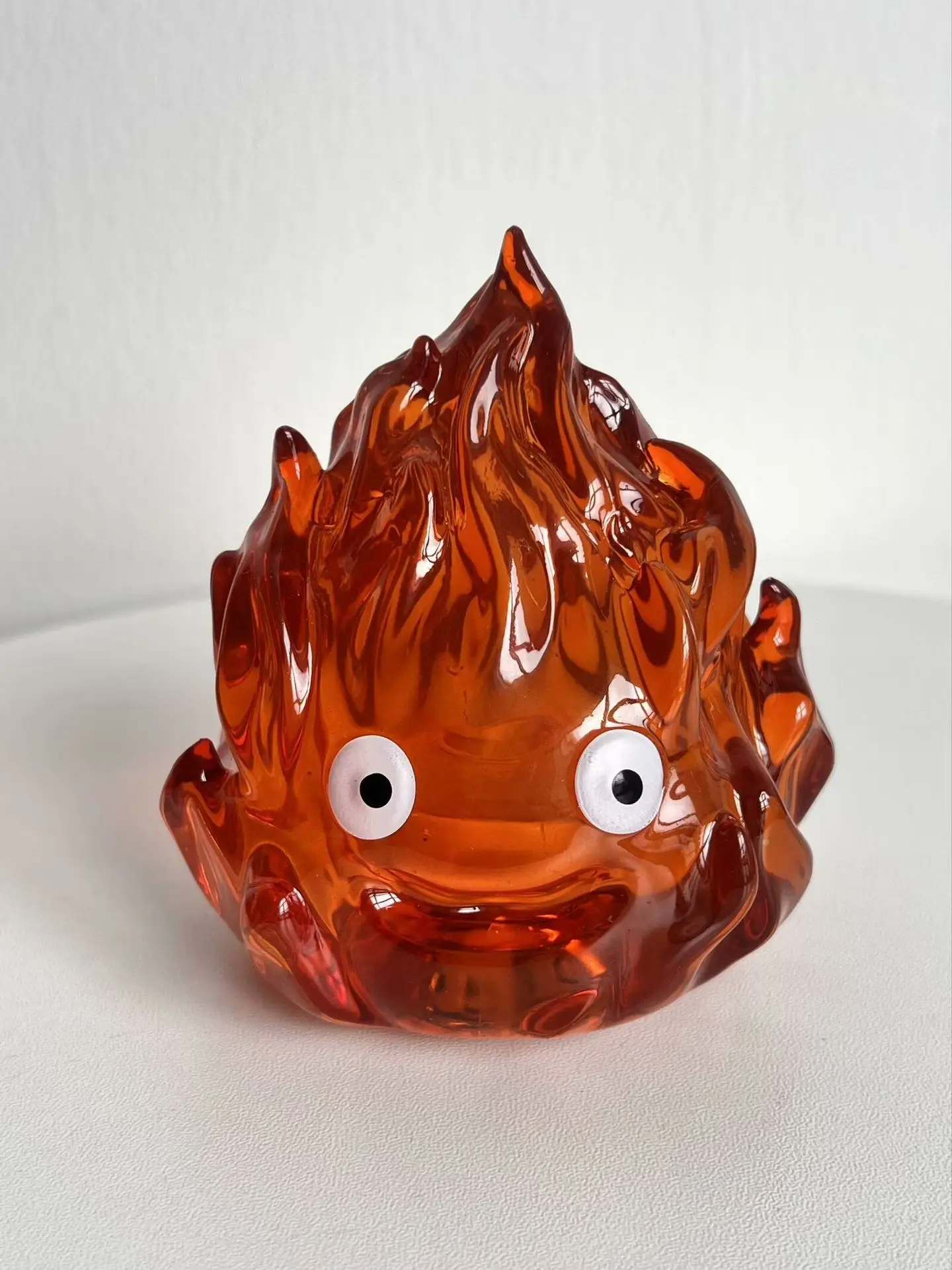 Howl'S Moving Castle Calcifer Anime Figure 9cm Luminous Figurine Desktop Ornament Room Decoration Calcife Statue Toys Kids Gift