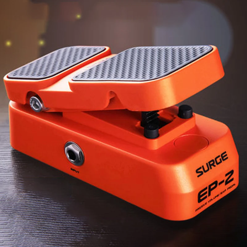 

2 в 1, пассивная педаль для электрогитары, электрическая педаль выражения громкости баса, портативное устройство управления эффектом для выступления на сцене