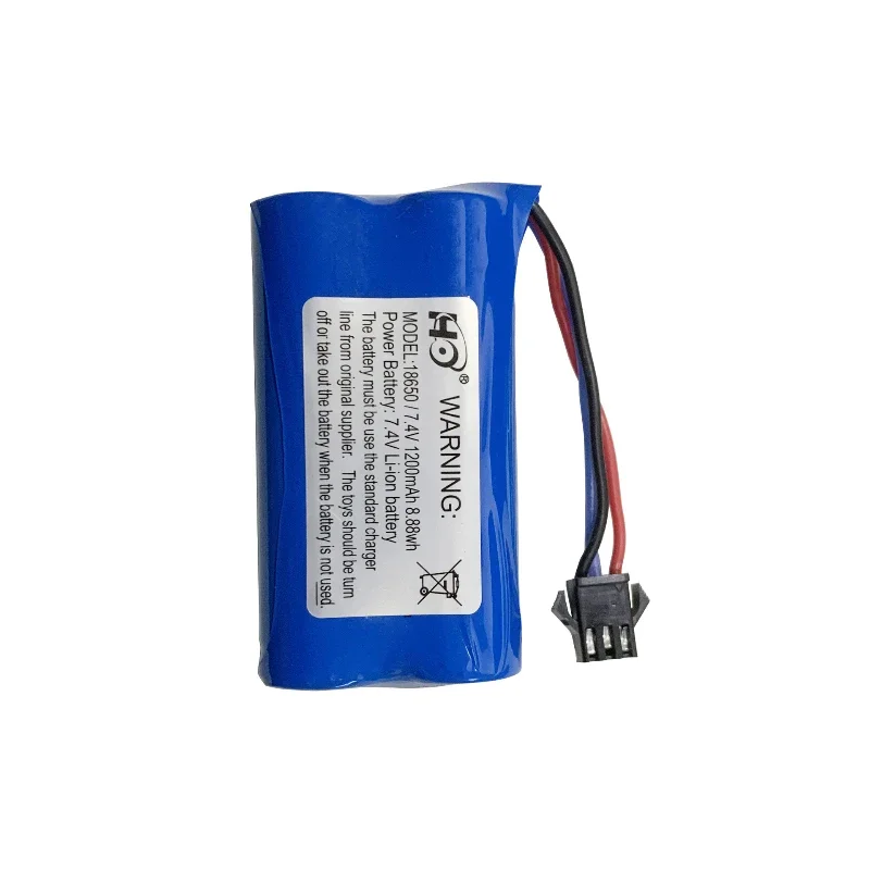 18650 7.4V Watch Induction Twisted Car Gesture Remote Control Climbing Deformable Car Rechargeable Batteries 1200mAh Accessories