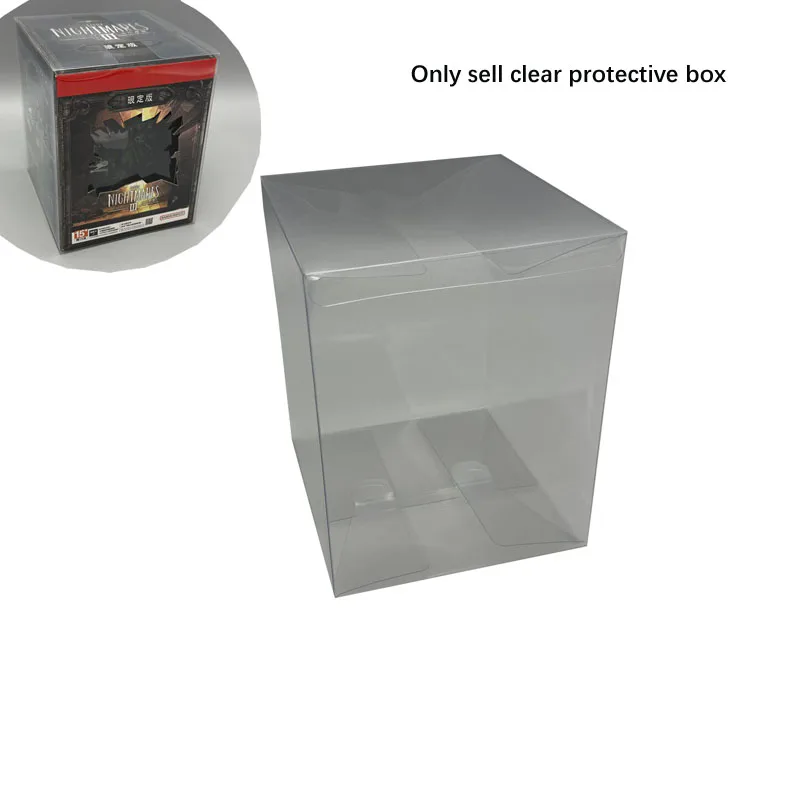 Transparente Klarsichtbox für PS5 für NS2 für Little Nightmares 3 Limited Edition HK Version PET Kunststoff Aufbewahrungs- und Präsentationsbox