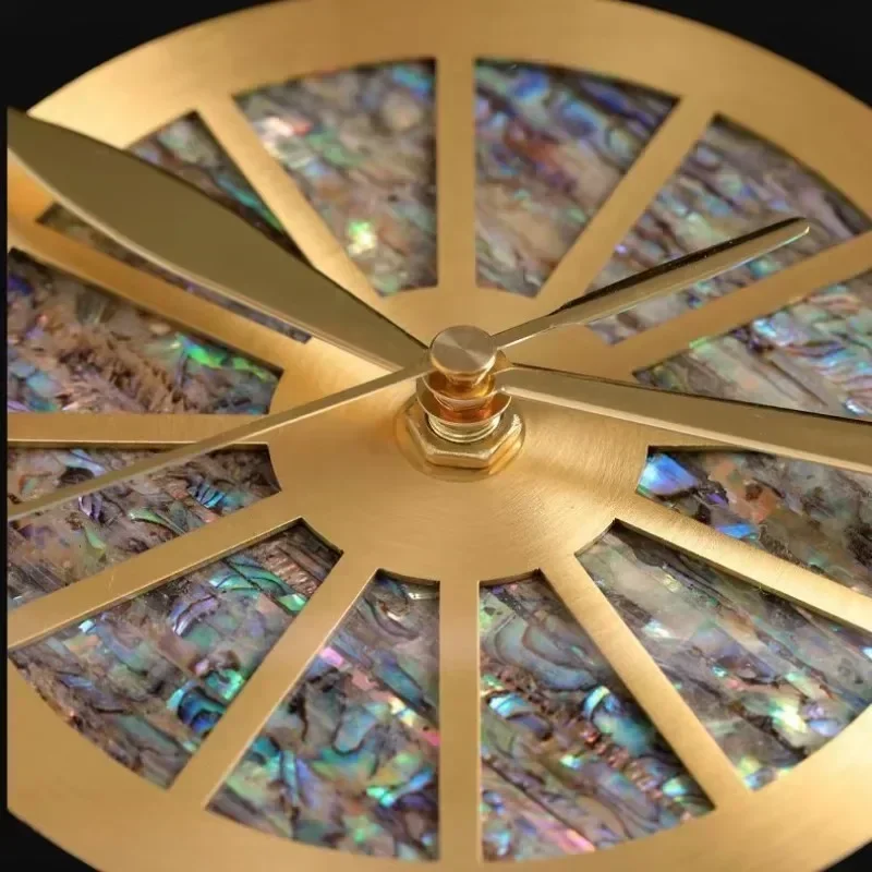 Alloy Case Modern Luxury Wall Clocks Living Room Aesthetic Silent Quartz Wall Clocks Nordic Creative Bedroom Home Decorations