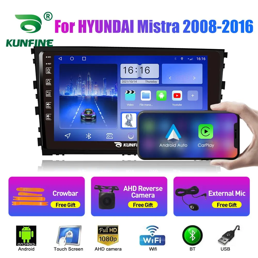 10.33 Inch Car Radio For HYUNDAI Mistra 2008-15 2Din Android Octa Core Car Stereo DVD GPS Navigation Player QLED Screen Carplay