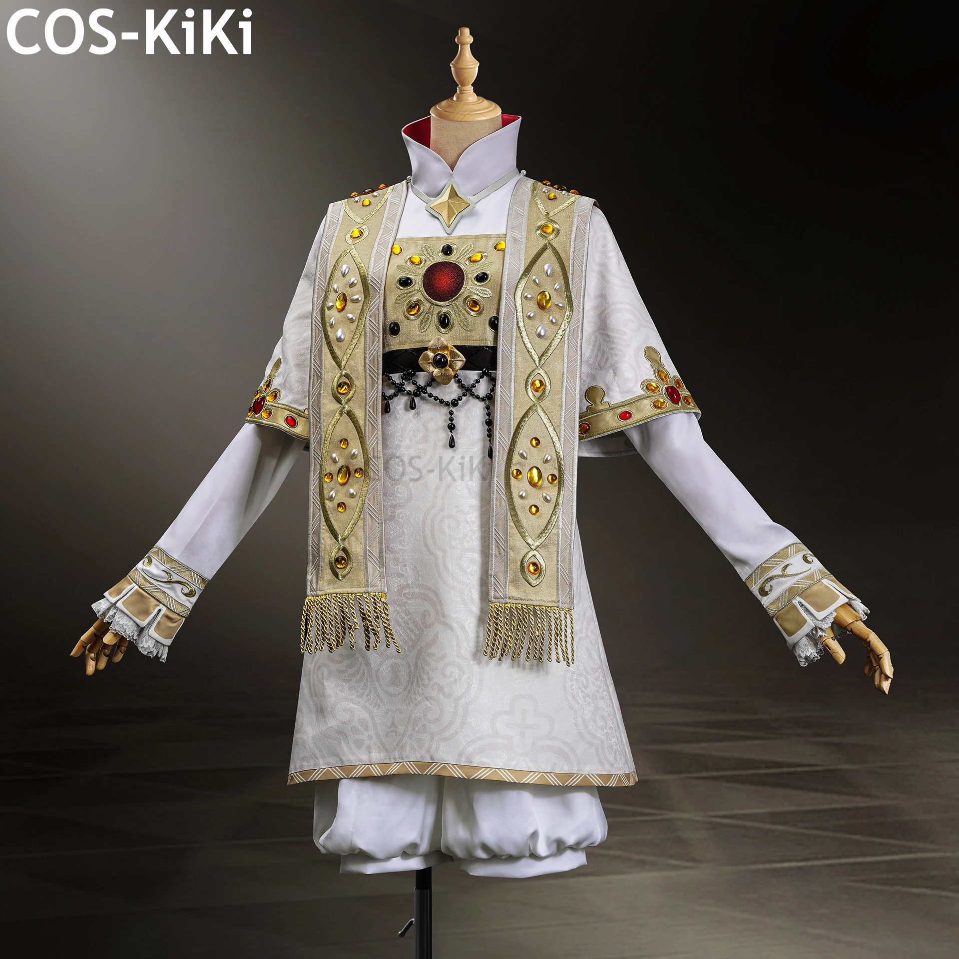 COS-KiKi Identity V Cheerleader Skin BISHOP-f1 Fashion Game Suit Uniform Cosplay Costume Halloween Party Role Play Outfit S-XXL