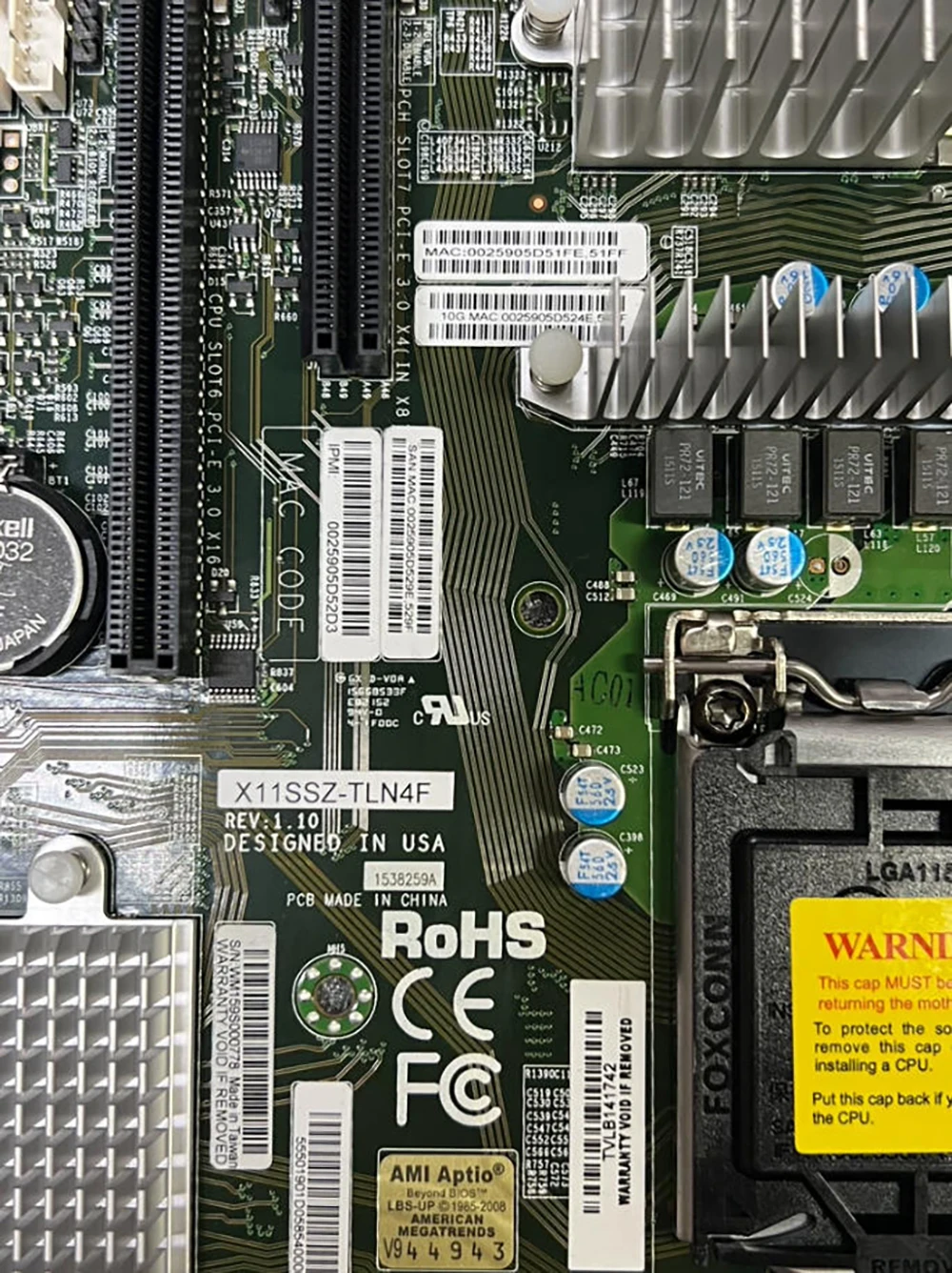 X11SSZ-TLN4F single server medical workstation motherboard