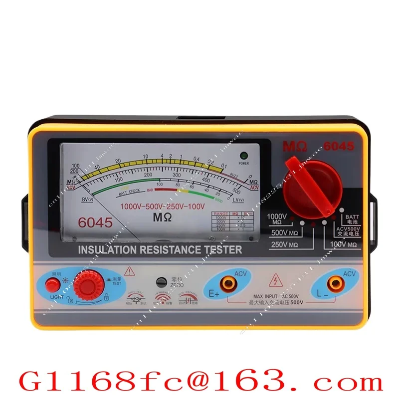 TY6017/6018 Pointer Type Insulation Resistance Tester, Shake Meter, Megohmmeter, Leakage Detection Parts
