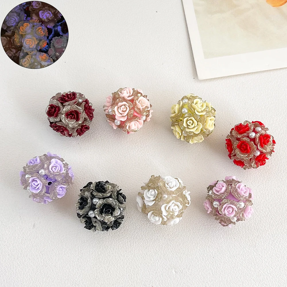 

Сердечный дизайн 50 шт. 21*21 мм DIY бусины/форма цветка/светящийся эффект/модные бусины/ручная работа/фурнитура и компоненты для ювелирных изделий # 19848