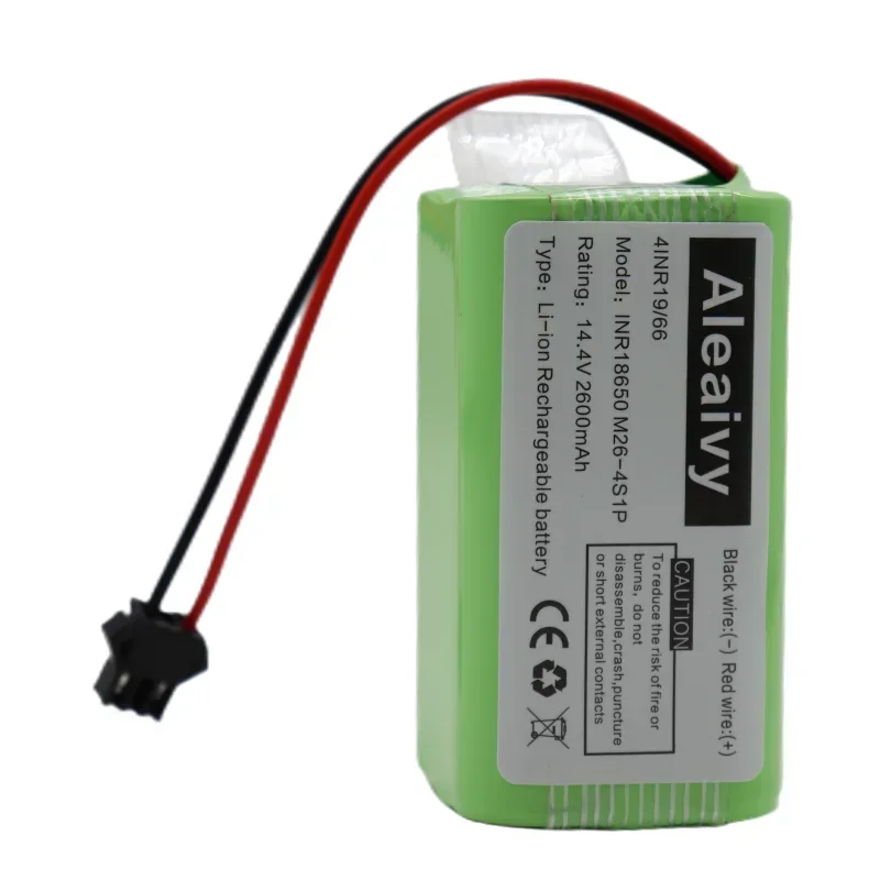 แบตเตอรี่ลิเธียมไอออน18650 14.4V 2600mAh สำหรับความเป็นเลิศของ Conga 990 Ecovacs deebot N79 N79S eufy robovac 11S robovac 30เป็นต้น