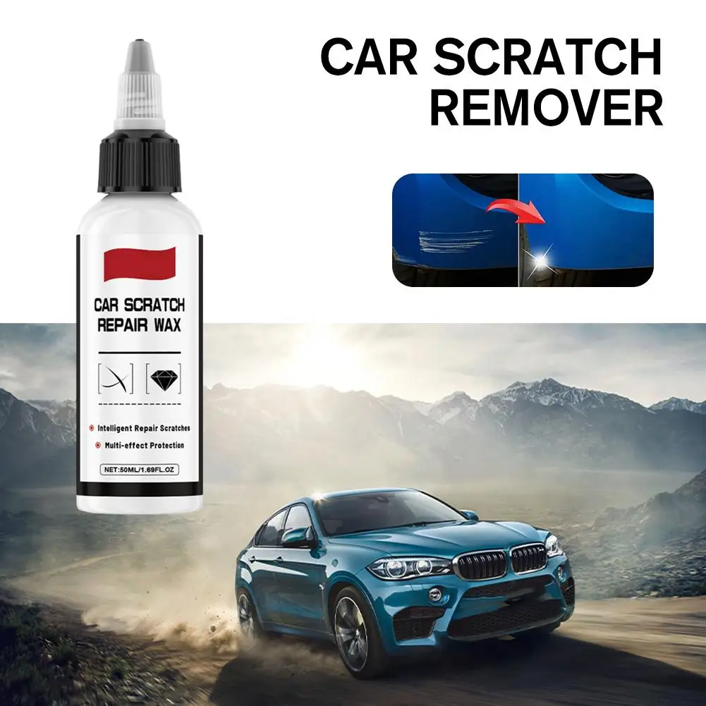 شمع إصلاح خدوش السيارة آمن للاستخدام مع تركيبة خفيفة خاصة شمع تلميع السيارات مناسب لخطوط الشمس وخطوط الأظافر وآلام الطيران H7C5 #5