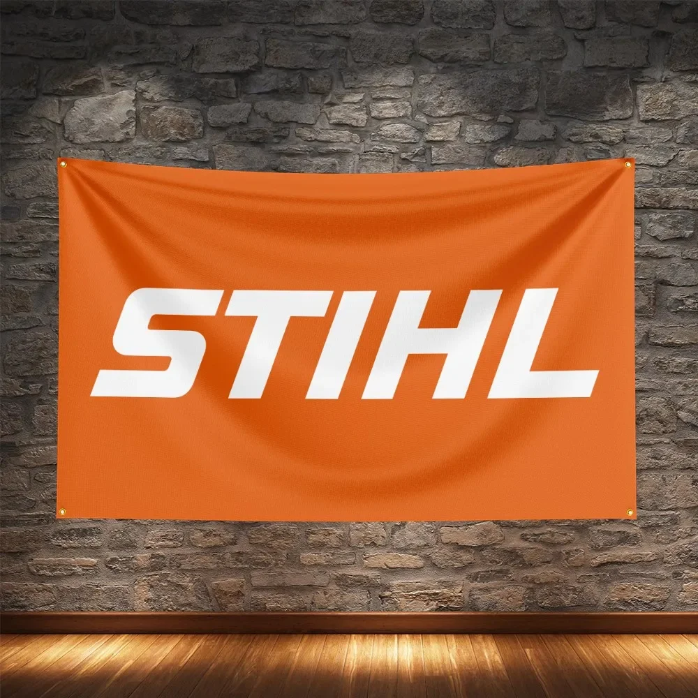 STIHL Tool Flag Polyester Digital Printing Banner For Decoration