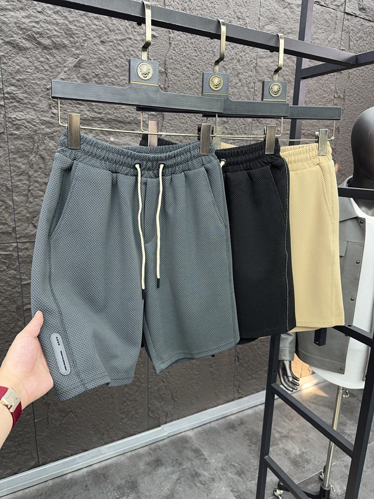 

Текстуры с узором сосны Svip Premium! Мужские свободные дышащие повседневные брюки с пятью точками, модная летняя одежда