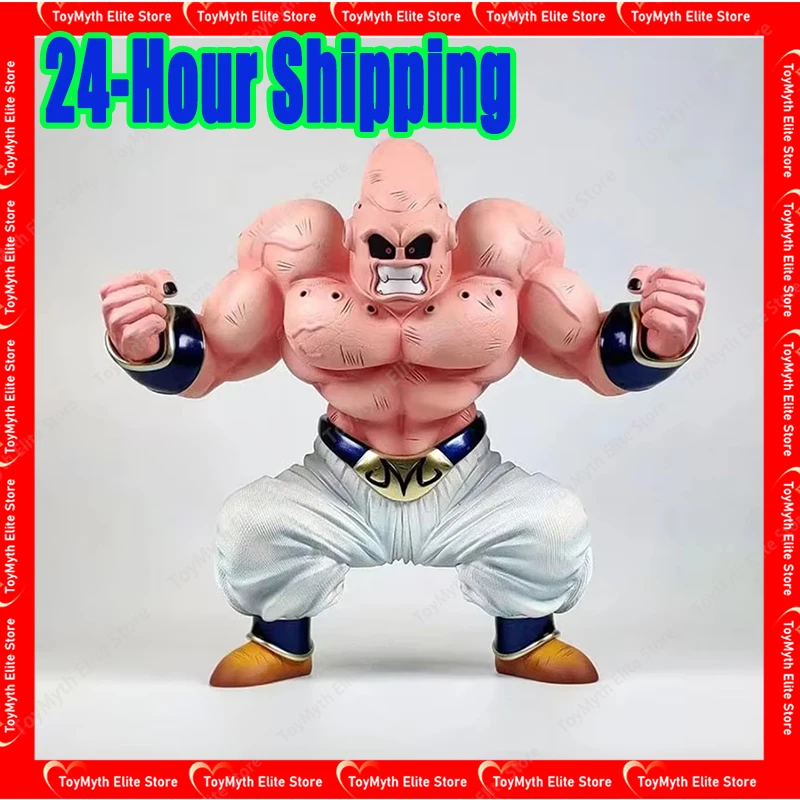 

24cm Anime Dragon Ball Z Majin Buu Angry Muscle Buu PVC Action Figure Statue Model Gifts Collectible Figurines Toys Doll Gifts